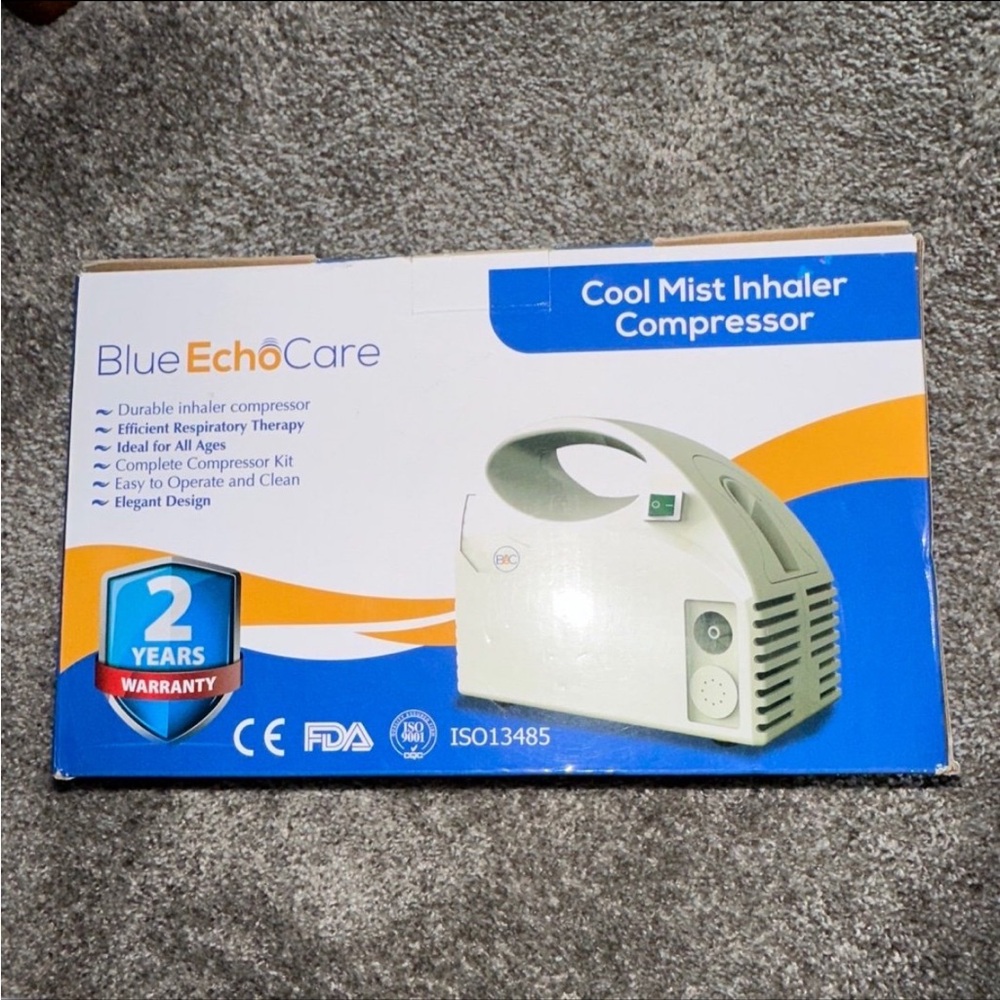 Blue echo care cool mist inhaler compressor